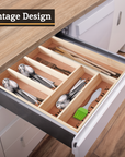 Wooden Vintage Design Cutlery Tray | Bessan