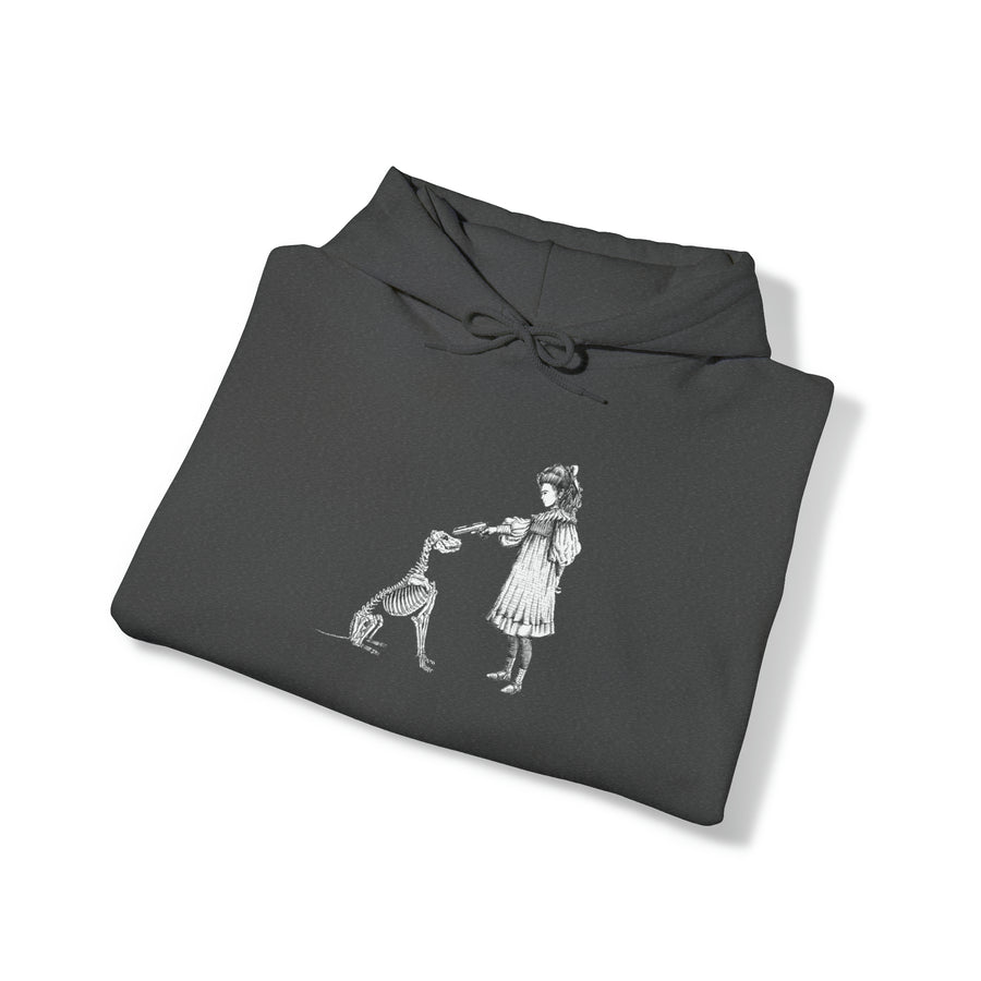 Graphic Print Unisex Hooded Sweatshirt