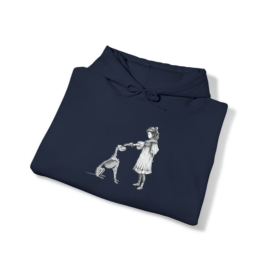 Graphic Print Unisex Hooded Sweatshirt