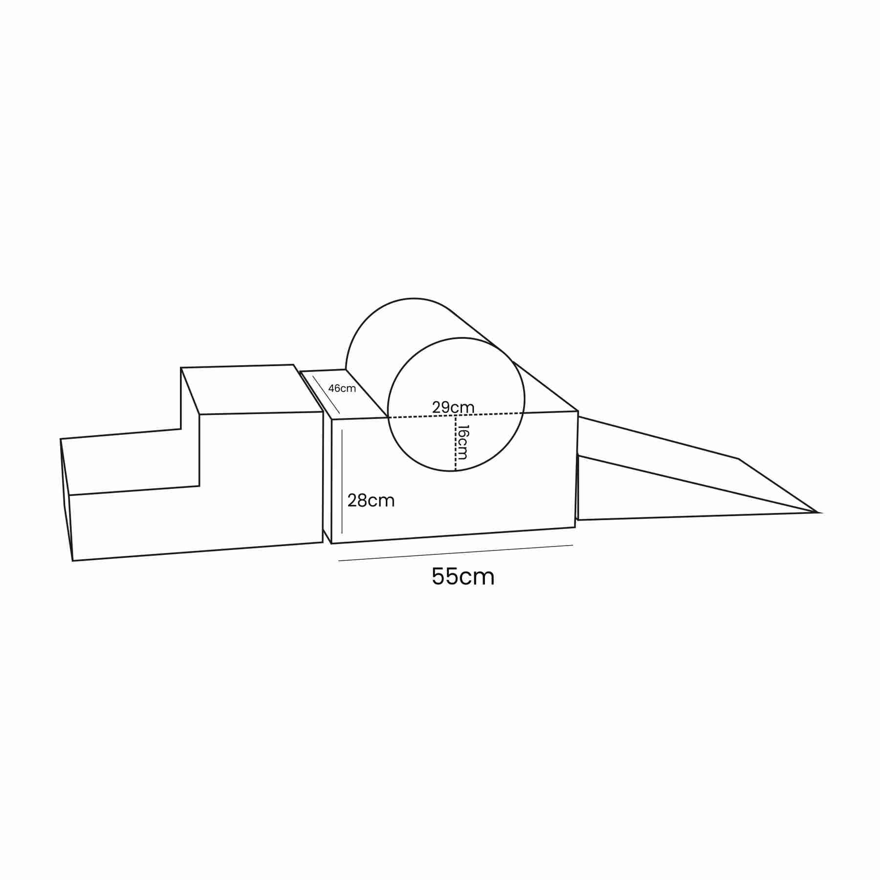 Bearly Shape Soft Play Set in Ecru