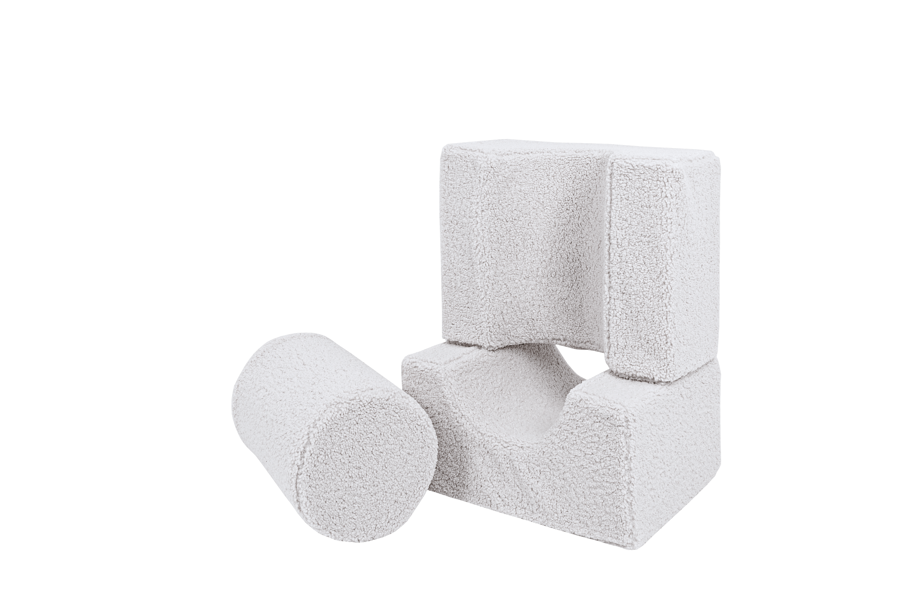 White Three Piece Bear Play Set for Toddlers