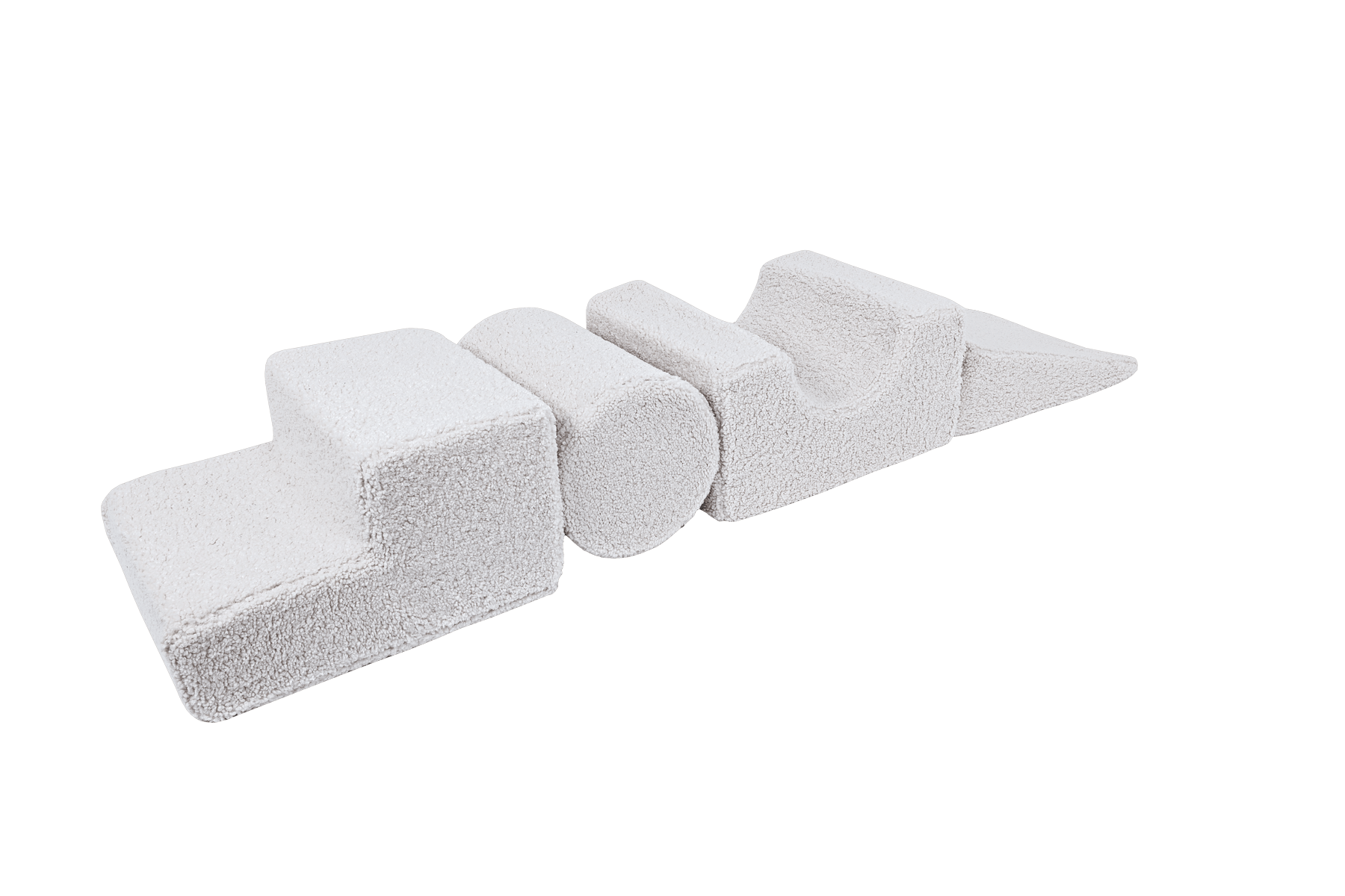 White Soft Play Set with Four Pieces