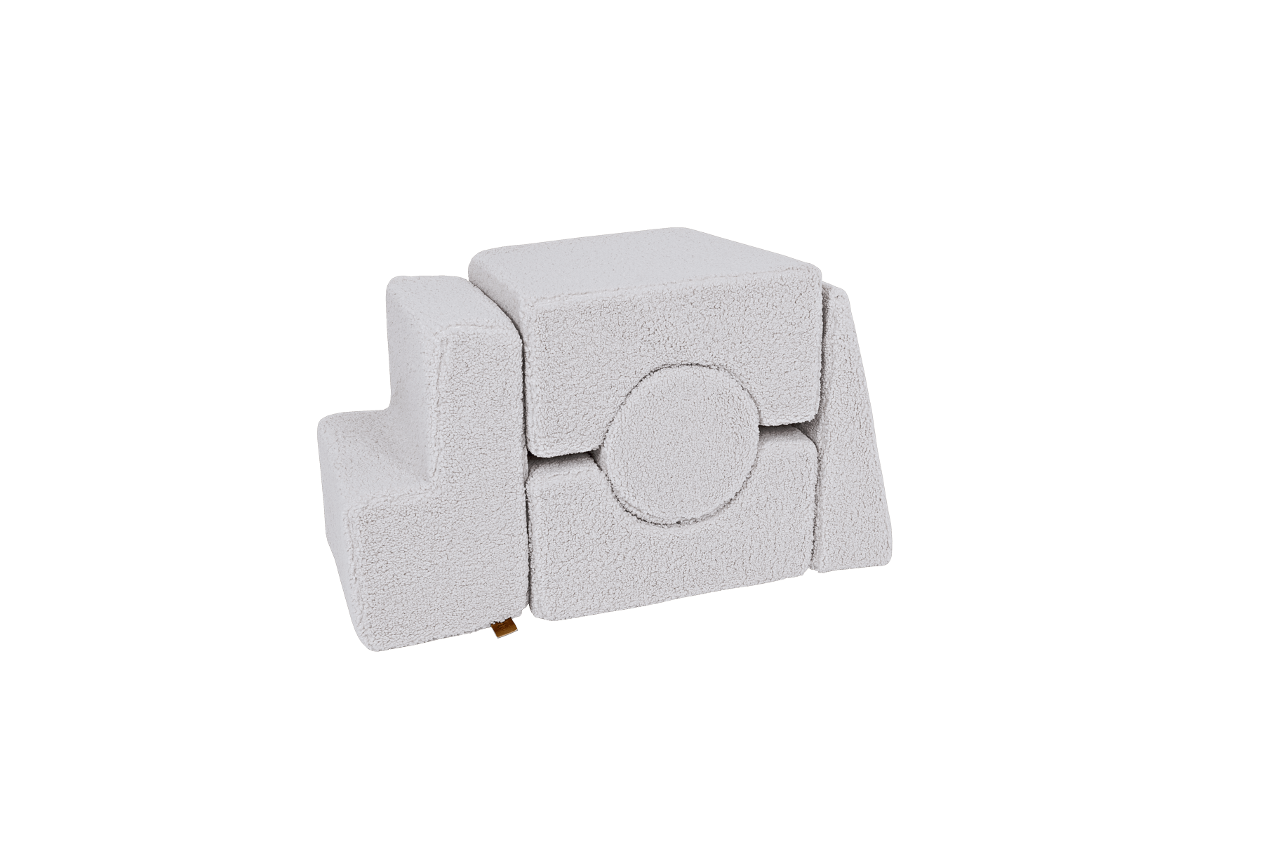 White Soft Play Set with Five Imaginative Shapes