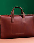 Minimalist Leather Briefcase – Sturdy & Timeless Design by Craftory at brixbailey.com