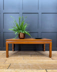Vintage Mahogany Coffee Table / Oriental Style / Mid Century Modern Low Table B