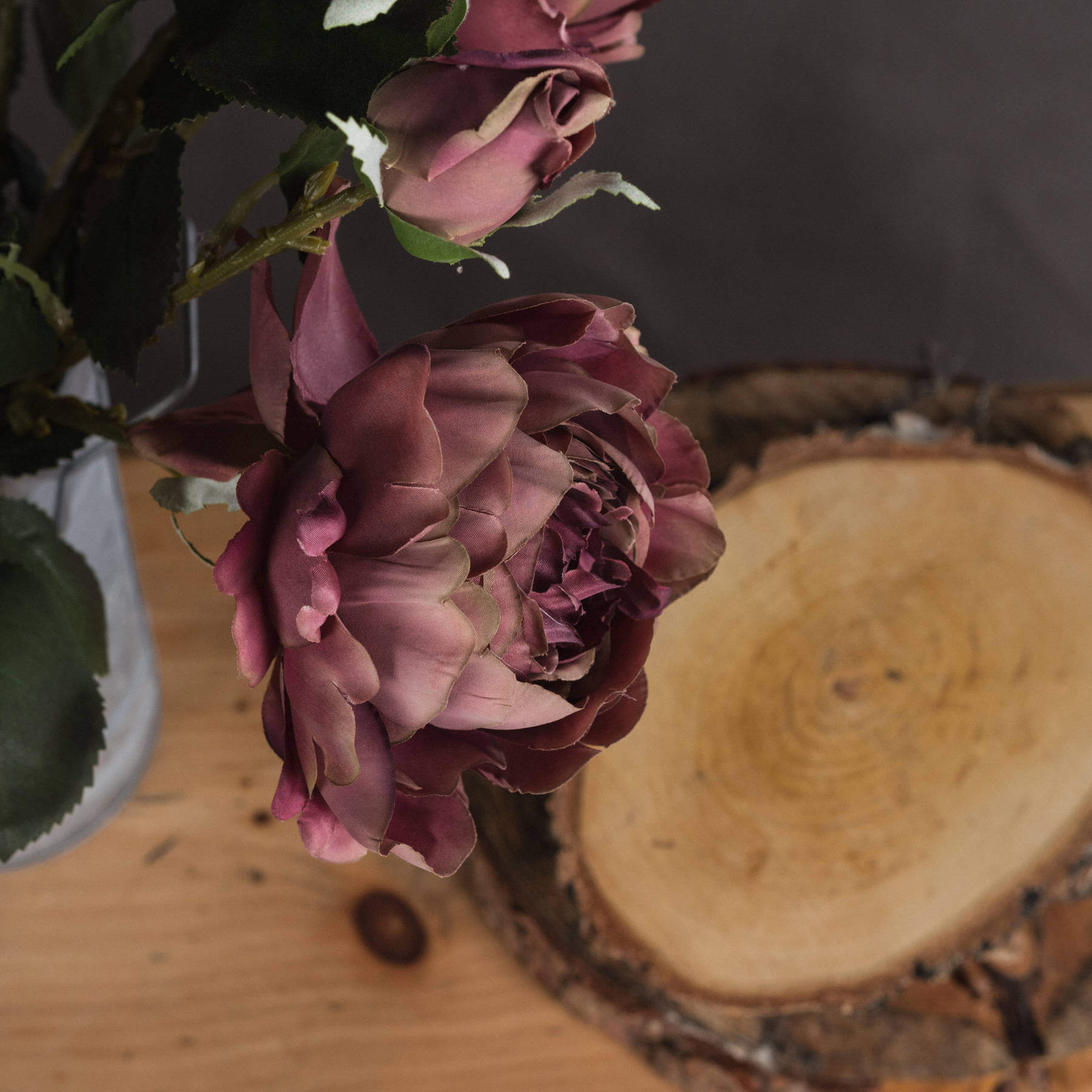 Elegant Dusty Pink Peony Spray Rose | Romantic Blooms