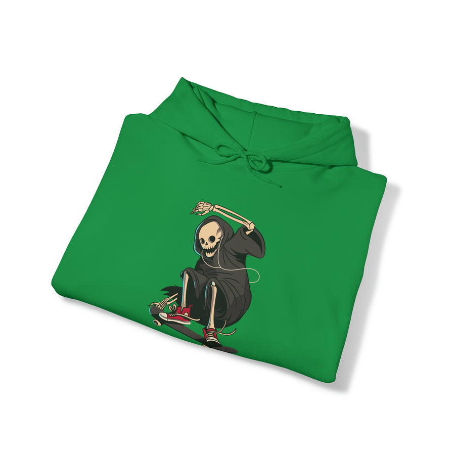 Graphic Print Unisex Hooded Sweatshirt