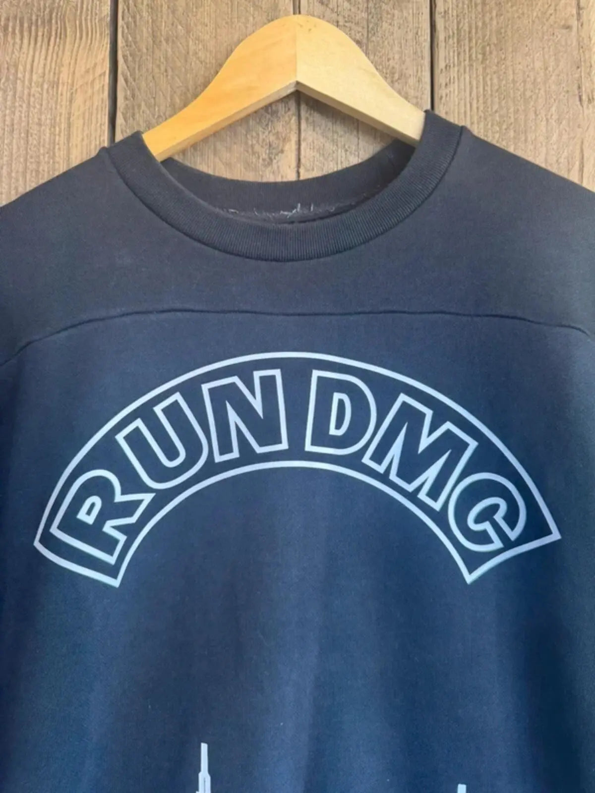Vintage Adidas Originals Run DMC Jumper Sweatshirt Medium 