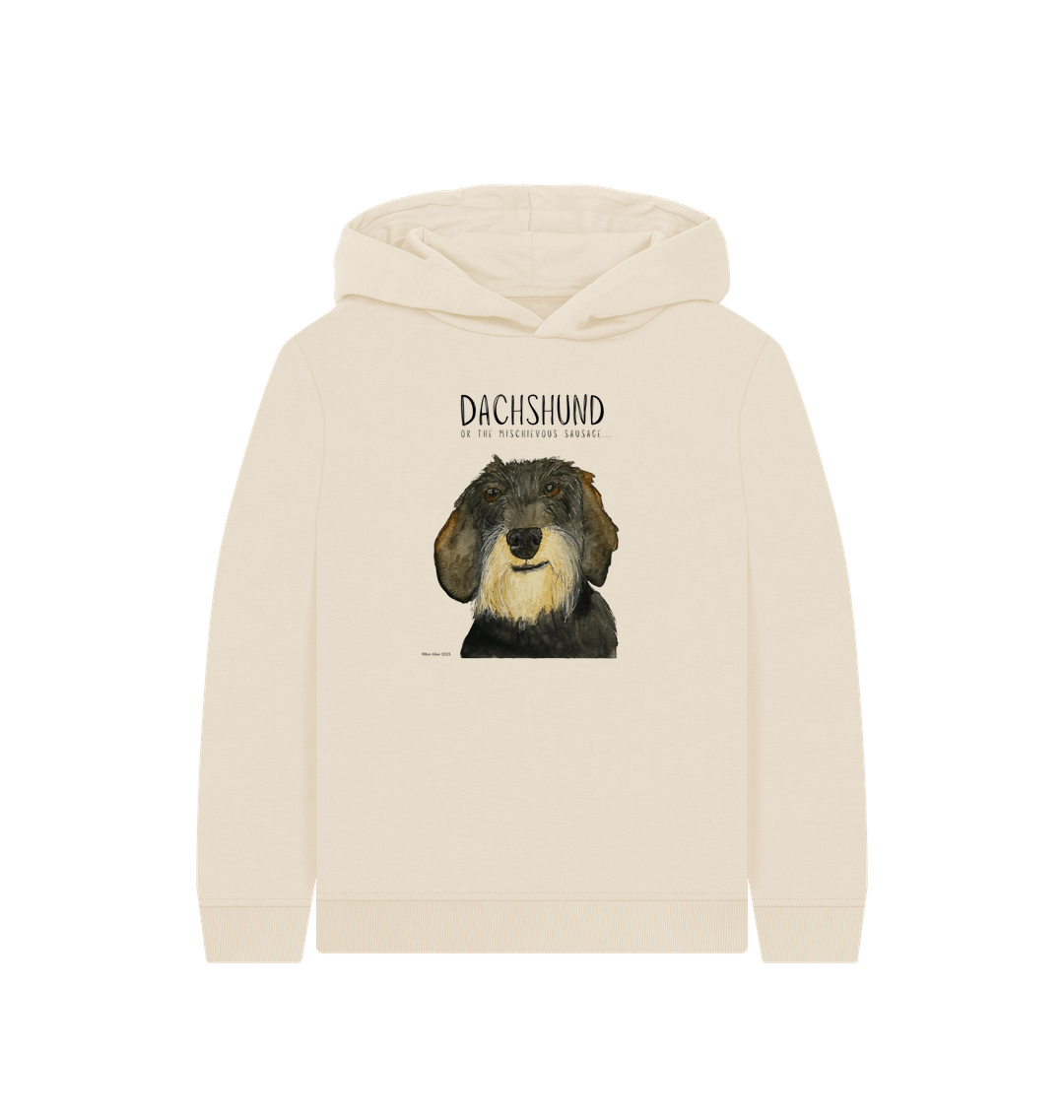 Mischievous Wire Haired Sausage Hoodie – Snuggles, Sass &amp; Sustainability!