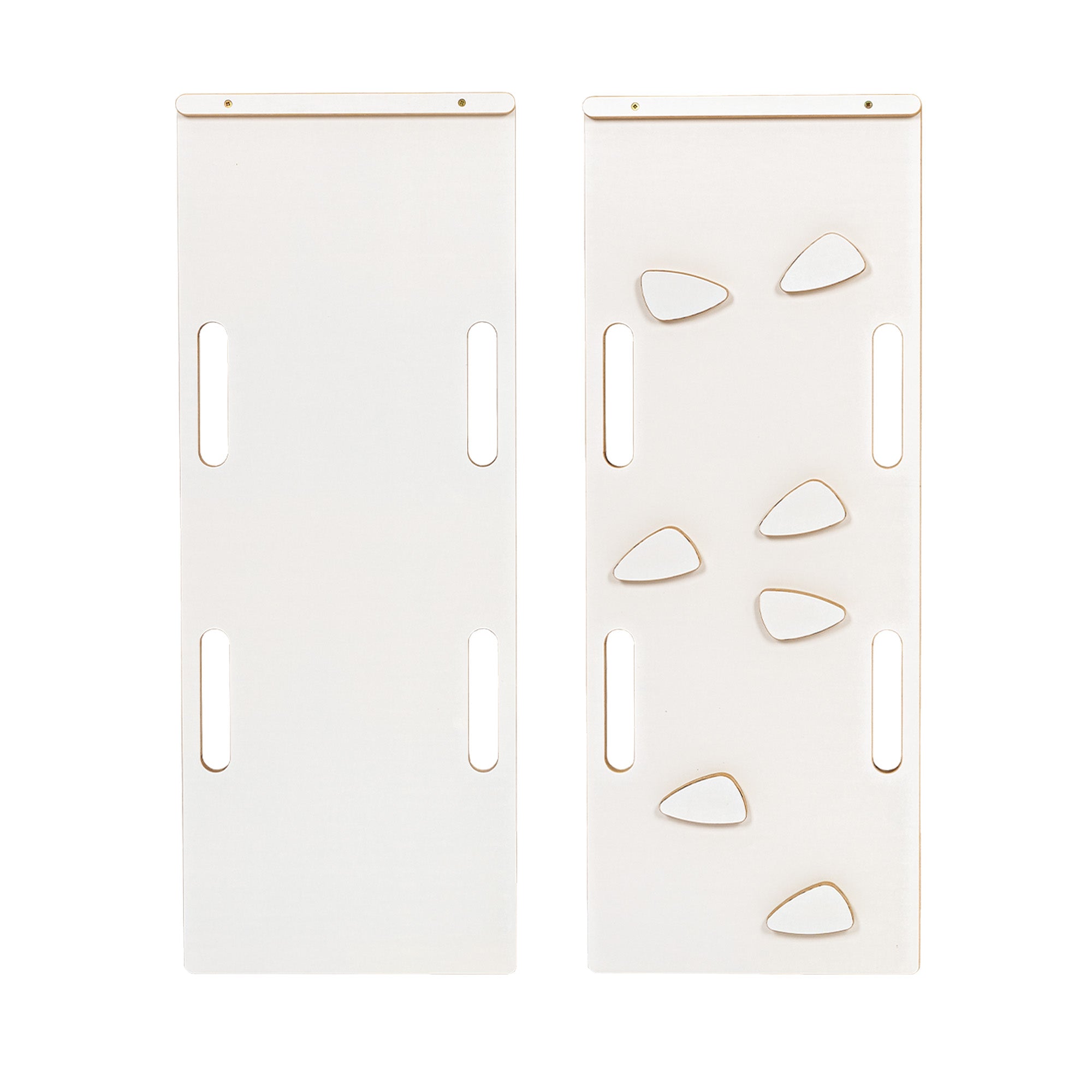 White Wooden Dream Rocker with Pillow Slide and Ladder Small