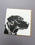 Labrador Puppy Letterpress Card