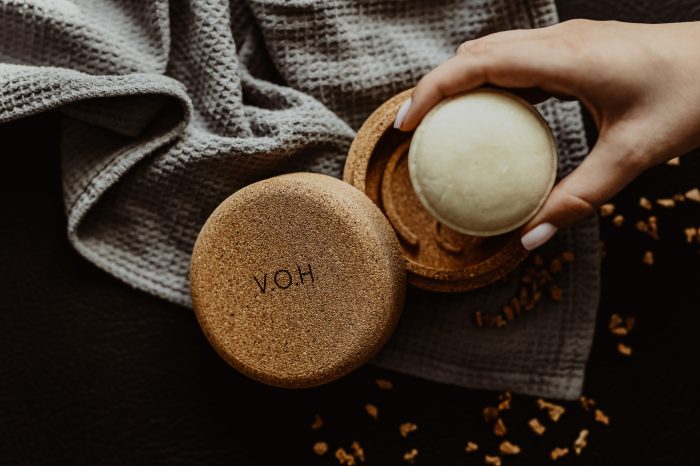 Eco-Friendly Solid Hair Care &amp; Cork Travel Case Set – V.O.H by V.O.H at www.brixbailey.com