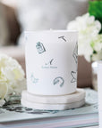 Highly Strung Natural Wax Glass Candle