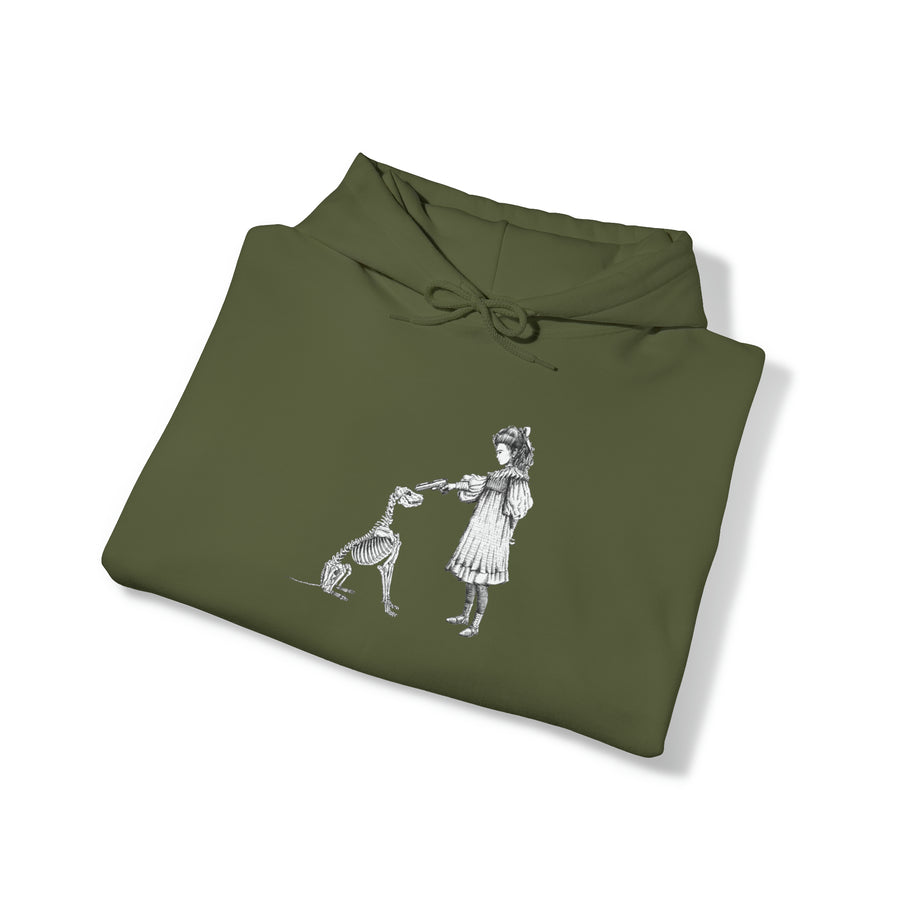 Graphic Print Unisex Hooded Sweatshirt