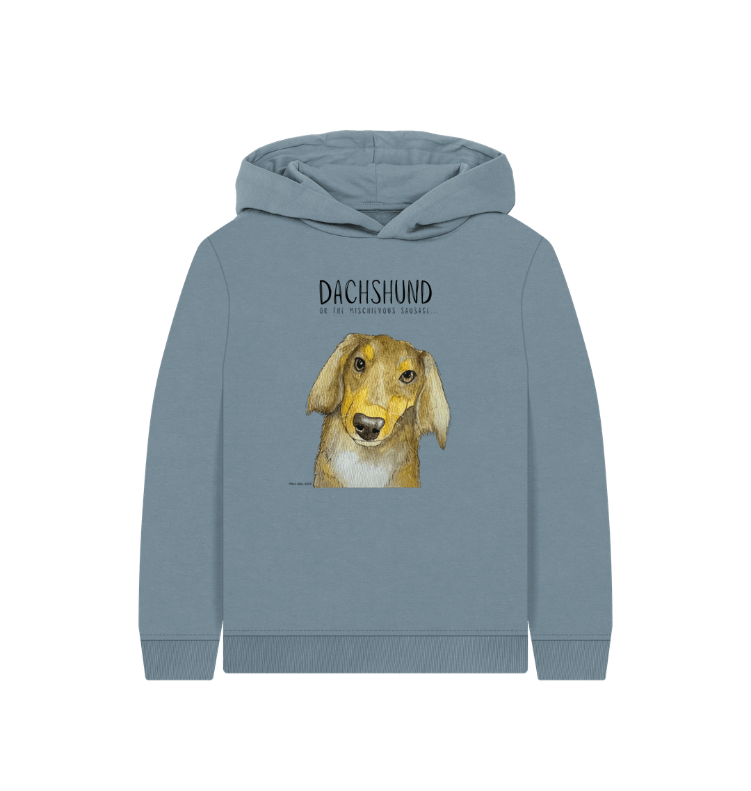 Mischievous Long Haired Sausage Hoodie – Snuggles, Sass &amp; Sustainability!