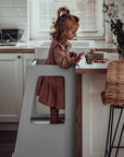 Plywood Kitchen Helper in Scandi Gray