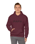 Papa Graphic Print Unisex Hooded Sweatshirt