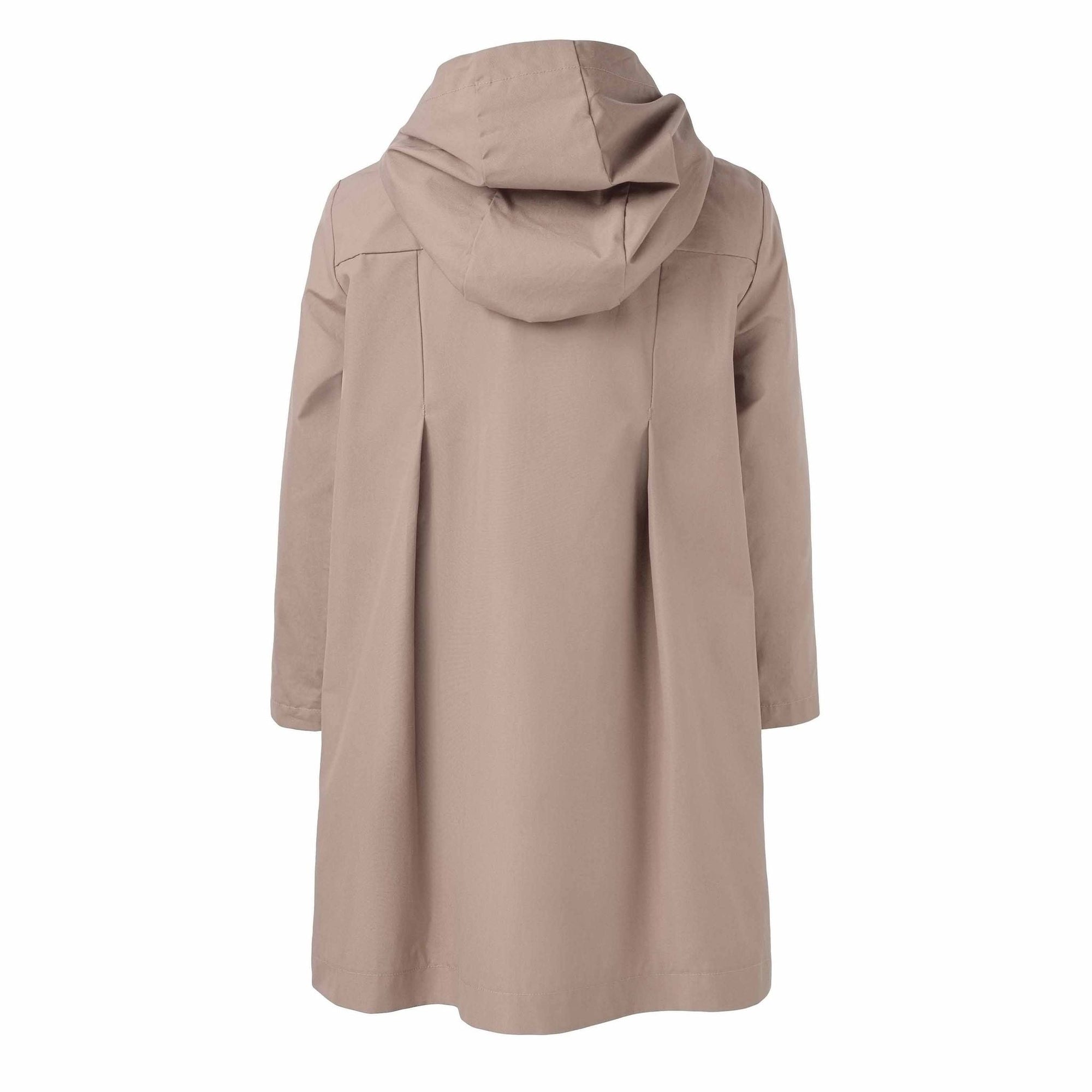 Beige Cotton Parka for Kids Ages 4 to 16