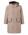 Beige Cotton Parka for Kids Ages 4 to 16