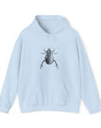 Graphic Insect Print Unisex Hooded Sweatshirt