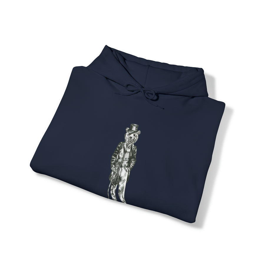 Graphic Print Unisex Hooded Sweatshirt