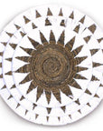 Set of Three Seagrass Bowls Wall Art - Cream