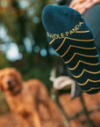 Navy Performance Trainer Socks