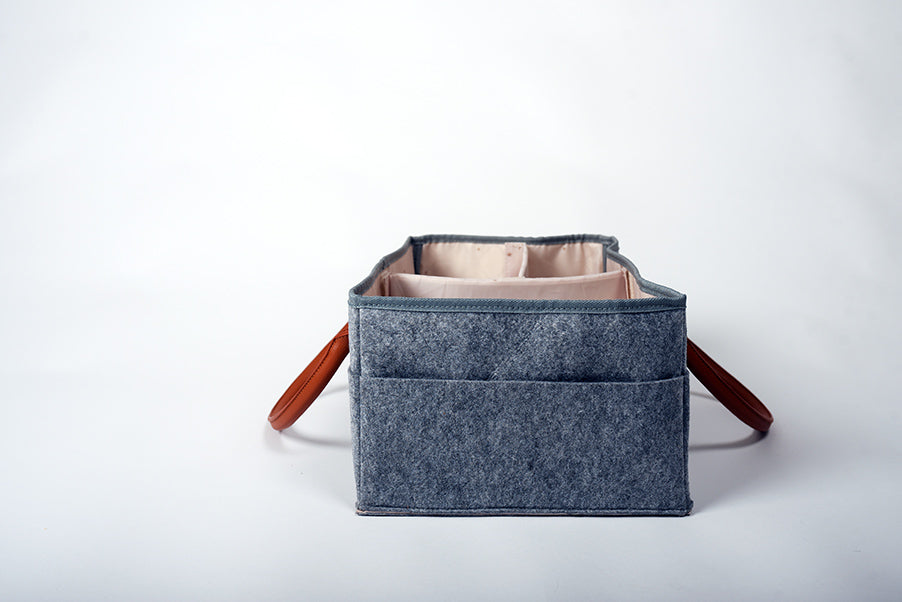 Portable Storage Basket Diaper Caddy Organizer