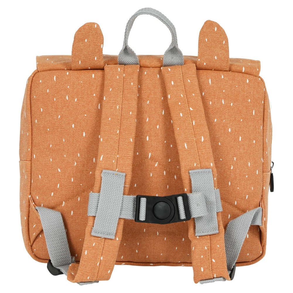 Kids Cotton Backpack with Chest Strap &amp; Water Repellent Coating