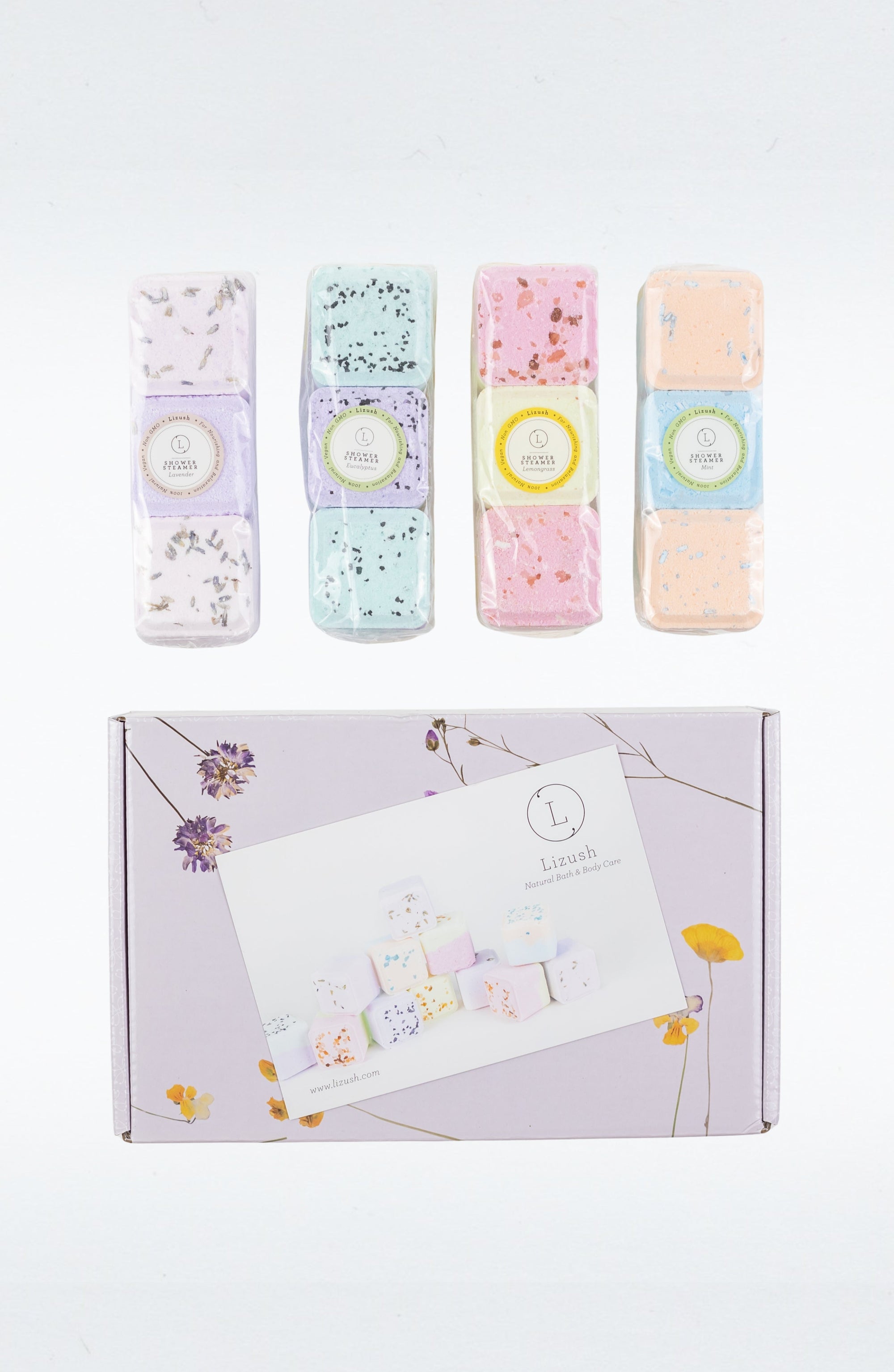 Shower Steamers, Set of 12 big fizzies, Cheer up Gift Set, Relaxing Gift Box-1