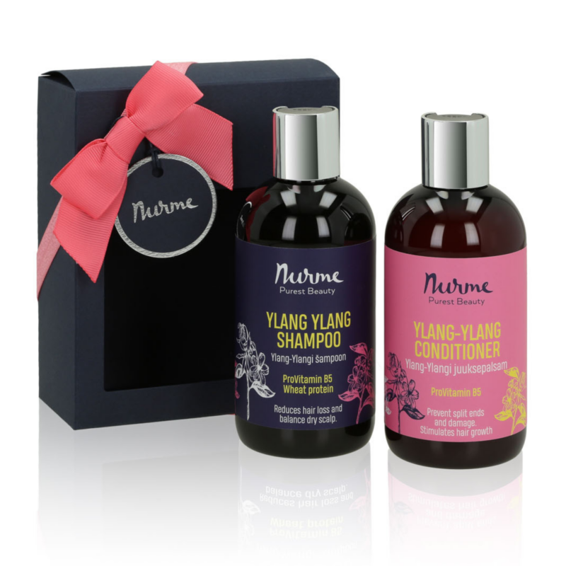 Natural Ylang-Ylang Hair Care Set – Eco-Friendly &amp; Revitalizing by Nurme at www.brixbailey.com