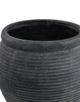 Stylish Grey Large Plant Pot for Modern Decor