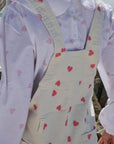Peter Pan Collar - Pink Hearts