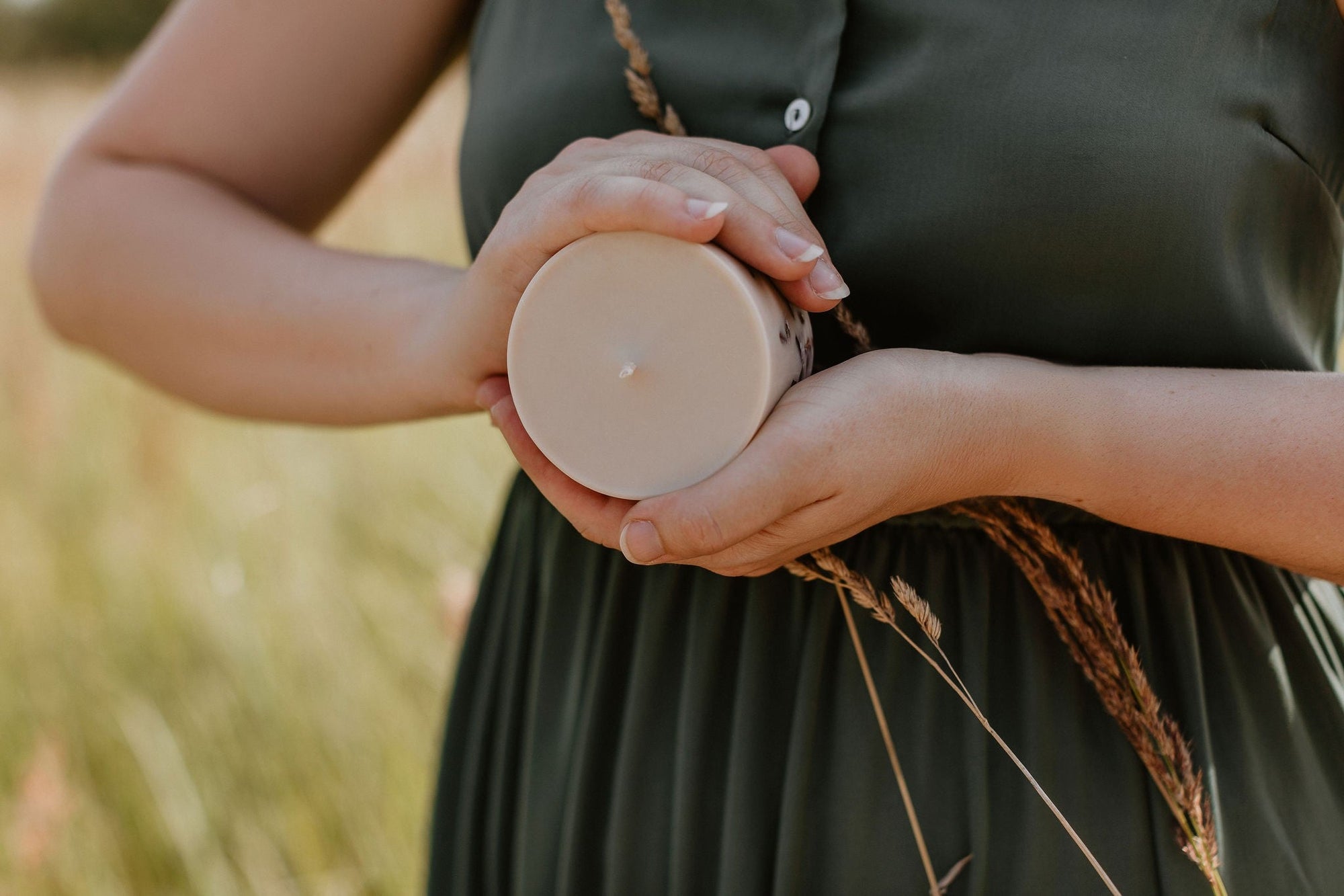 Handmade Soy Candle with Linden and Honey Scent