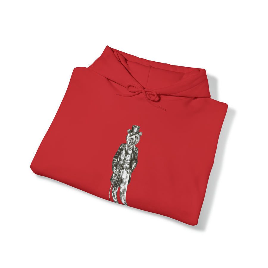 Graphic Print Unisex Hooded Sweatshirt