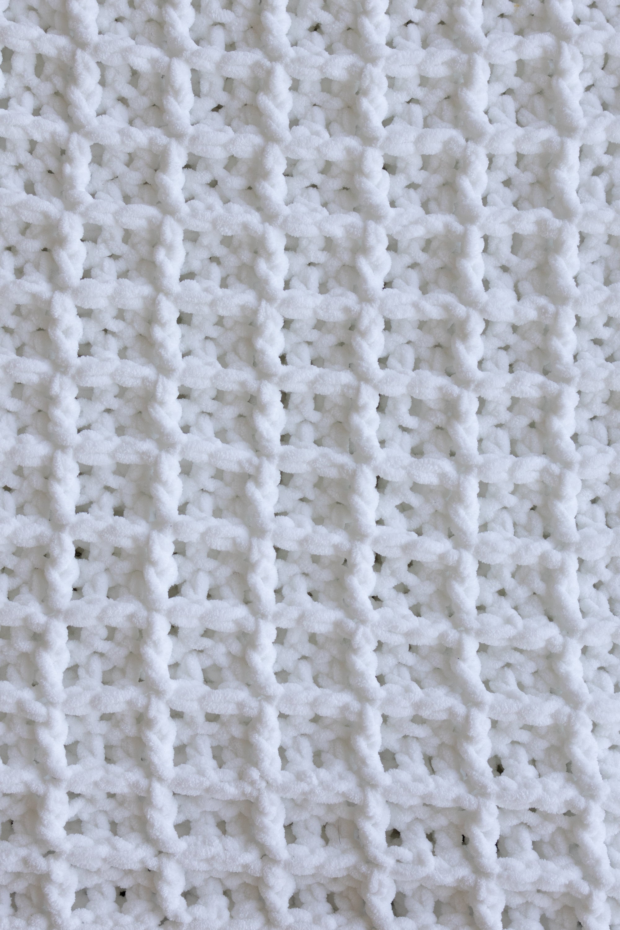 The Waffle Blanket Faux Fur Trim Luxe