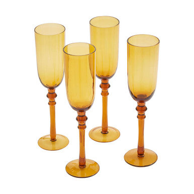Set of Four Champagne Glasses | Tessa