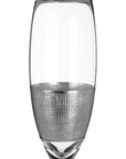 Apollo Silver and Clear Set of 4 Champagne Glasses 210ml