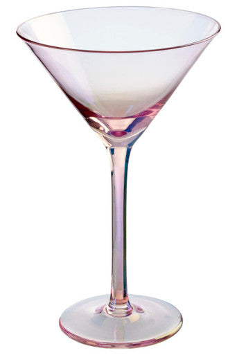 Set of 2 Martini Glasses | Frosted Deco