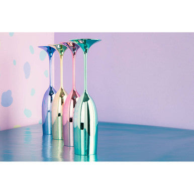 Set of 4 Multicolour Champagne Glasses | Mimo
