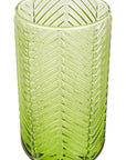 Set of Four Green Highball Glasses | Fleur