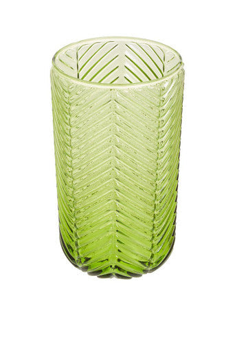 Set of Four Green Highball Glasses | Fleur