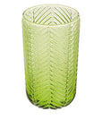 Set of Four Green Highball Glasses | Fleur