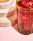 Set of Four Green Highball Glasses | Fleur