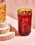 Set of Four Green Highball Glasses | Fleur
