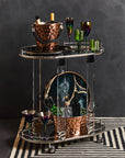 Set of Four Green Wine Glasses | Fleur