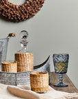 Set of Four Blue Wine Glasses | Fleur