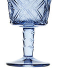 Set of Four Blue Wine Glasses | Fleur