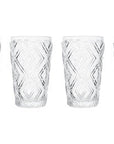 Set of Four Clear Highball Glasses | Fleur