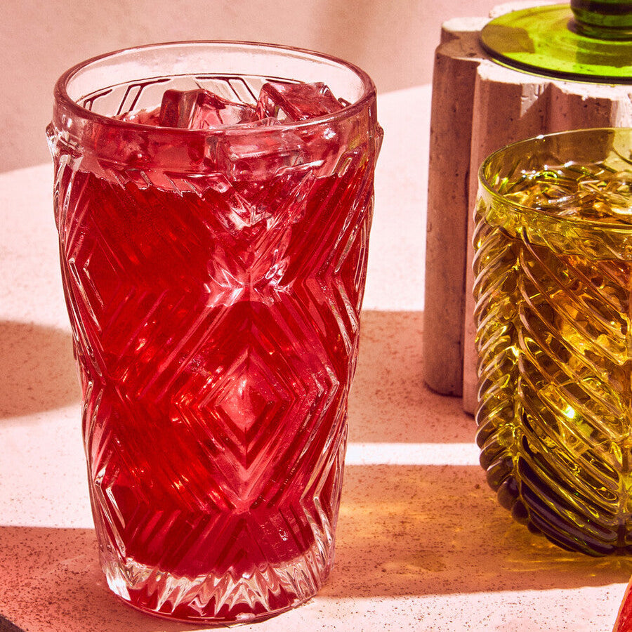 Set of Four Clear Highball Glasses | Fleur